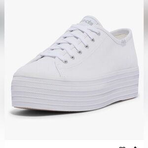 Keds Women's triple kick white Platform Sneakers